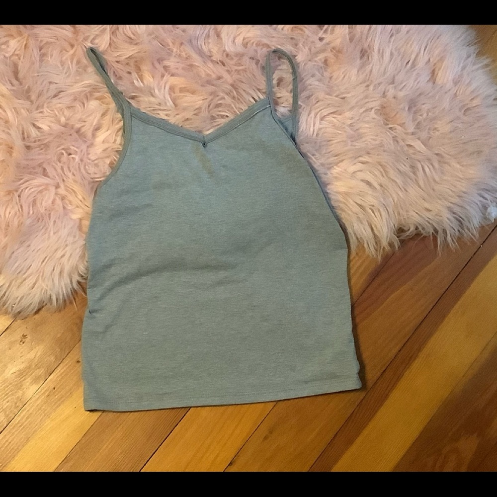 Kids Gray V-Neck Tank Top